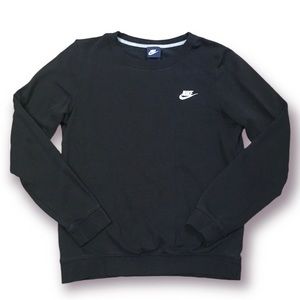 Nike black crew neck sweater
